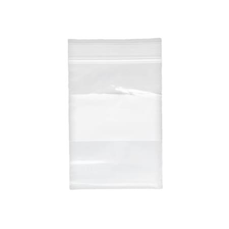 Wrap Tite Recloseable Poly Bags with White Block, 1000PK 2RB34W